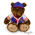 USA打棒球穿衣造型泰迪熊